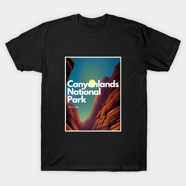Canyonlands National Park hike Utah United States T-Shirt by TravlePark